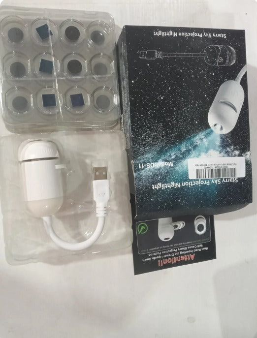Interior Atmosphere LED Lamp Ambient USB Star Light Auto Roof Projector